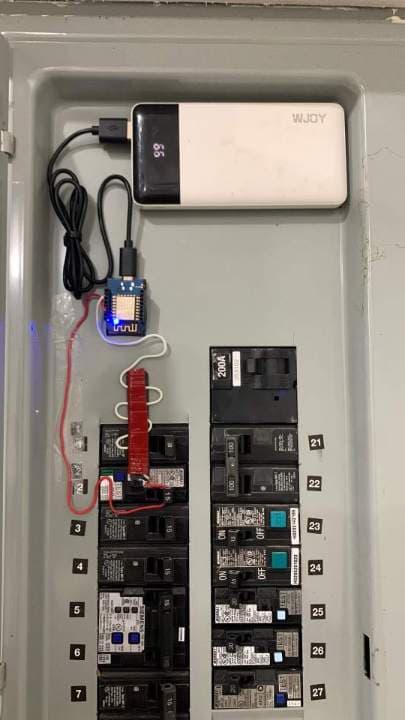To prevent frozen pipes during winter, I built a breaker panel monitor that detected circuit trips and sent notifications via IFTTT. It was a reliable, low-cost safeguard—and far cheaper than calling an electrician.